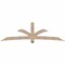 Ekena Millwork Davenport Smooth Timber Gable Bracket, Douglas Fir, 108"W x 31 1/2"H x 3 1/2"D x 5 1/2"F, 7/12 Pitch GBW108X31X0406DAV00SDF - alternate 1